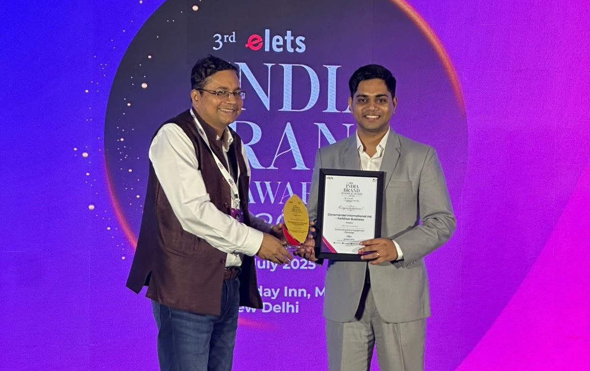 GROMOR ब्रँडला Elets India Brand Awards 2025 मध्ये प्रभावी “जिंके भरोसे दुनिया, उनका भरोसा ग्रोमोर” मोहिमेसाठी ब्रँड ऑफ द इयर पुरस्कार मिळाला