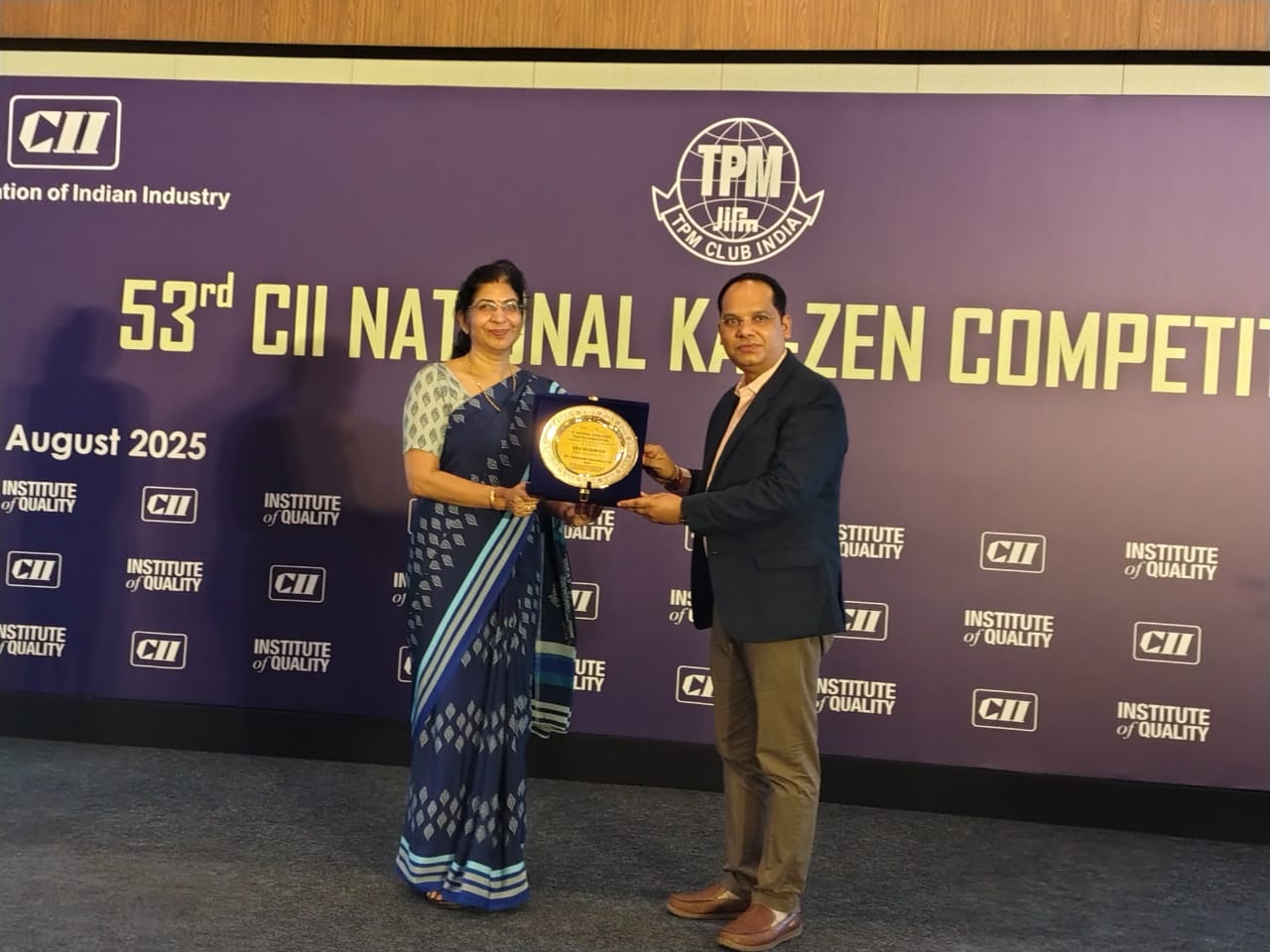 Sarigam Plant Wins Gold at CII National Competition for Carbon Conscious Actions