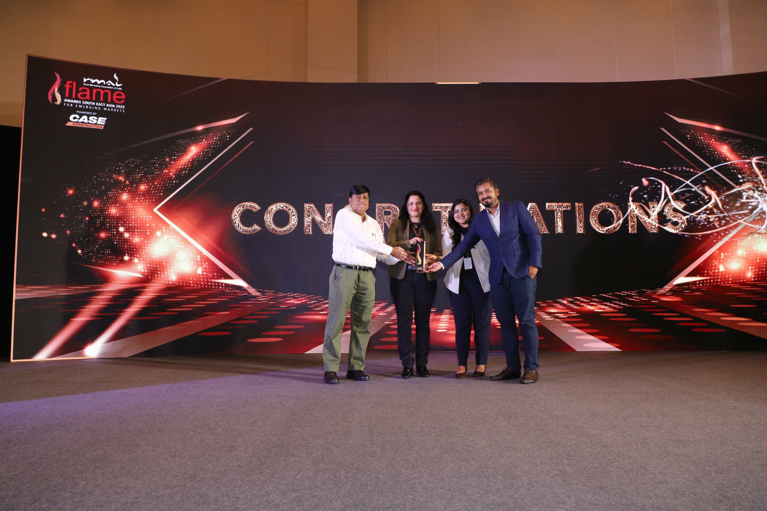 SND and Organic Sales & Marketing team wins Runner-Up Trophy in the Agriculture and Allied Campaigns – Best Use of Technology category at FLAME Awards South East Asia 2025