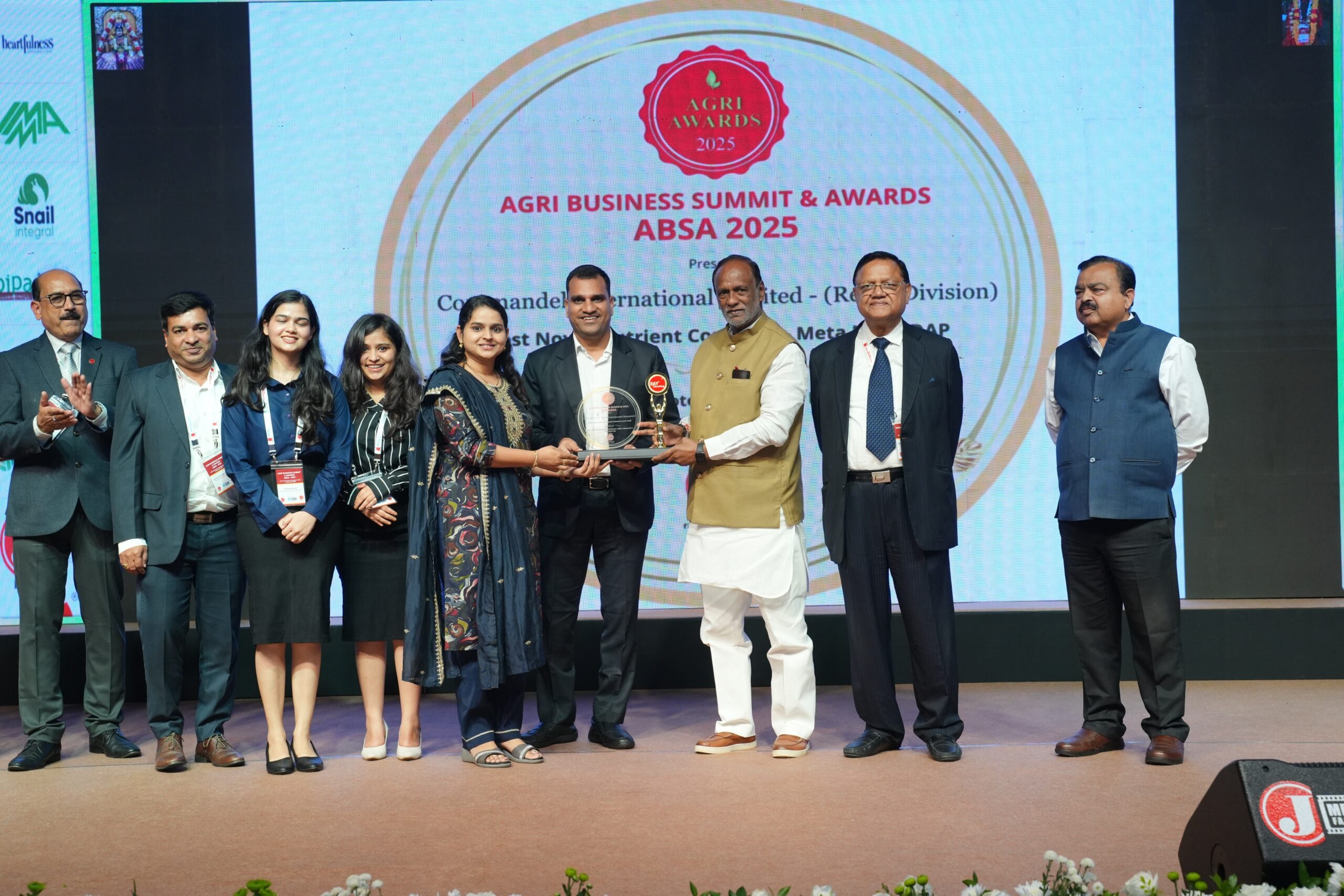 Coromandel Retail Bags “Most Novel Nutrient Company” Award at ABSA 2025