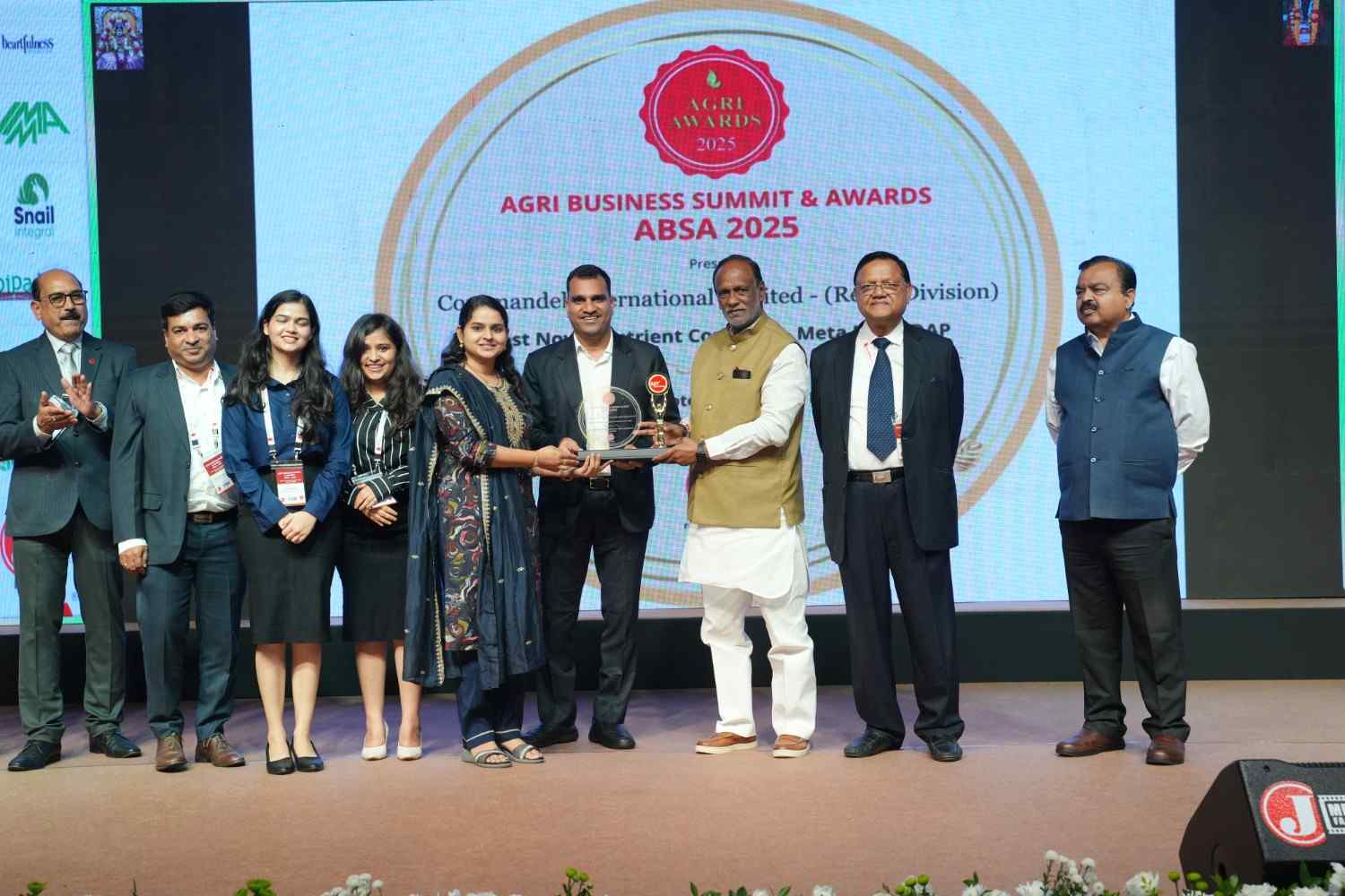 Coromandel Retail Division awarded Most Novel Nutrient Company Award at ABSA 2025