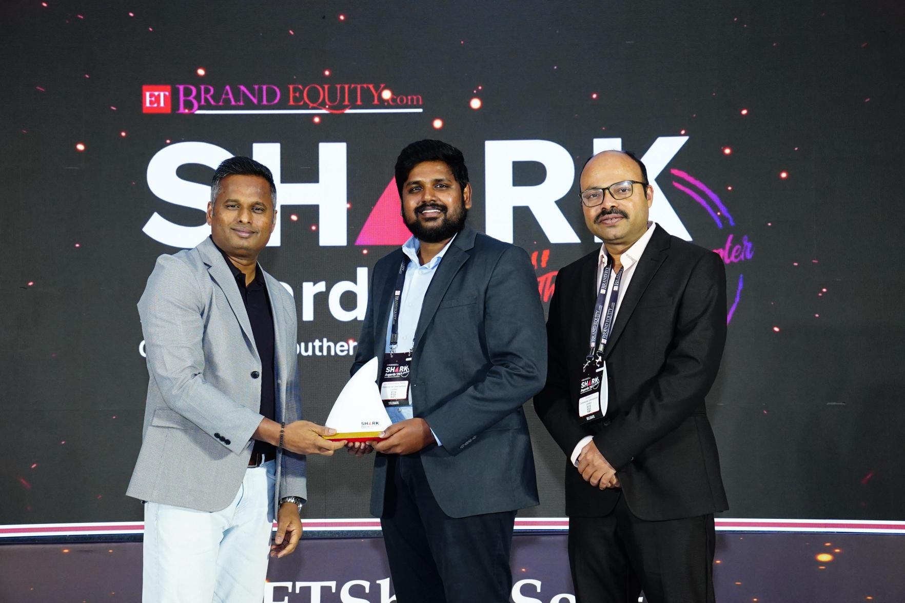SND & Organic team win Gold Award for VIRASAT in the Sustainability / Green Marketing Campaign category at the ET Brand Equity Shark Awards