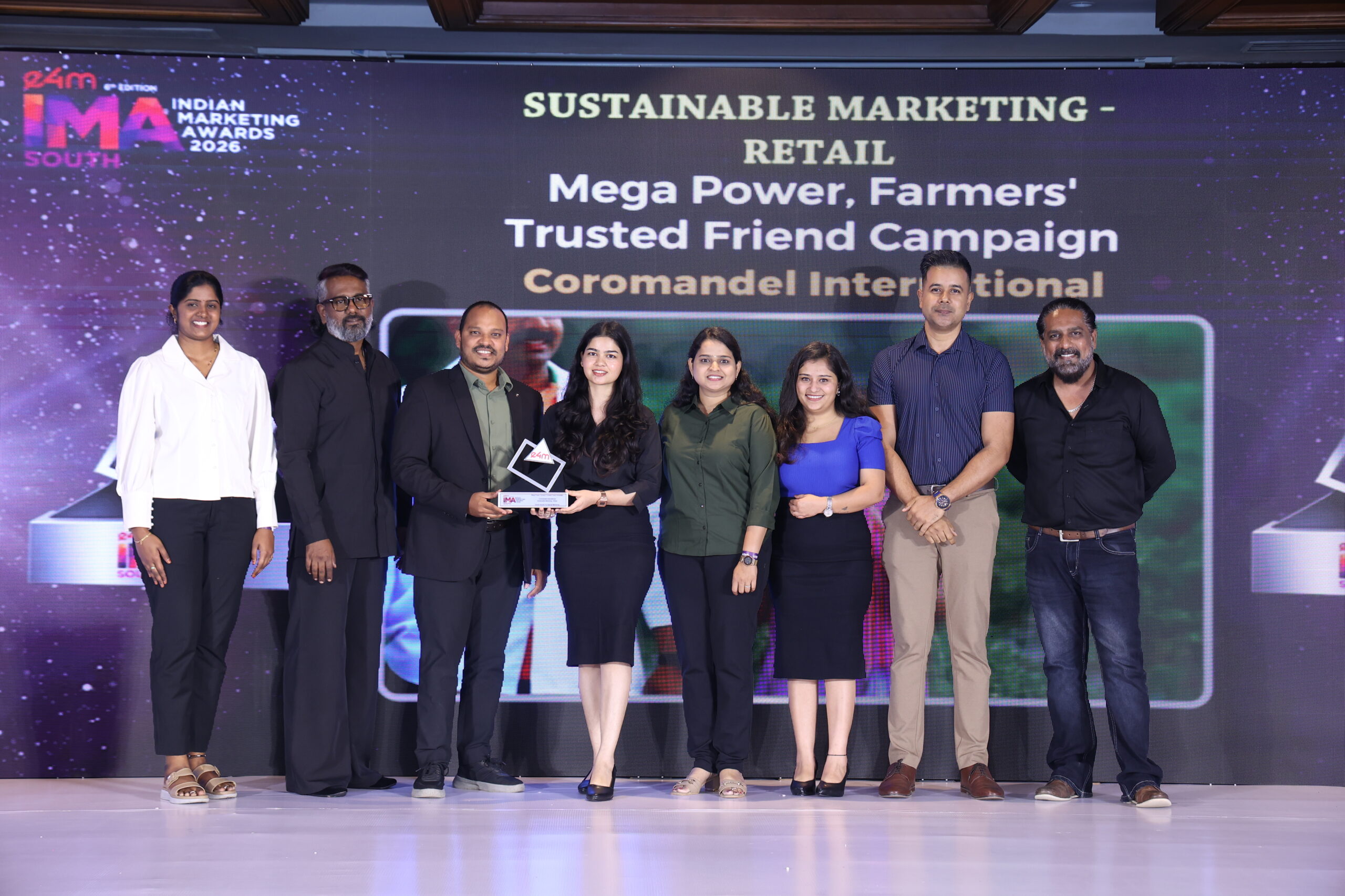 Retail Business won Silver in Best Sustainable Marketing category for Mega Power at the e4M Indian Marketing Awards &ndash; South 2026